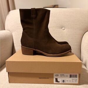 UGG Women's Dark Brown Heeled Boots